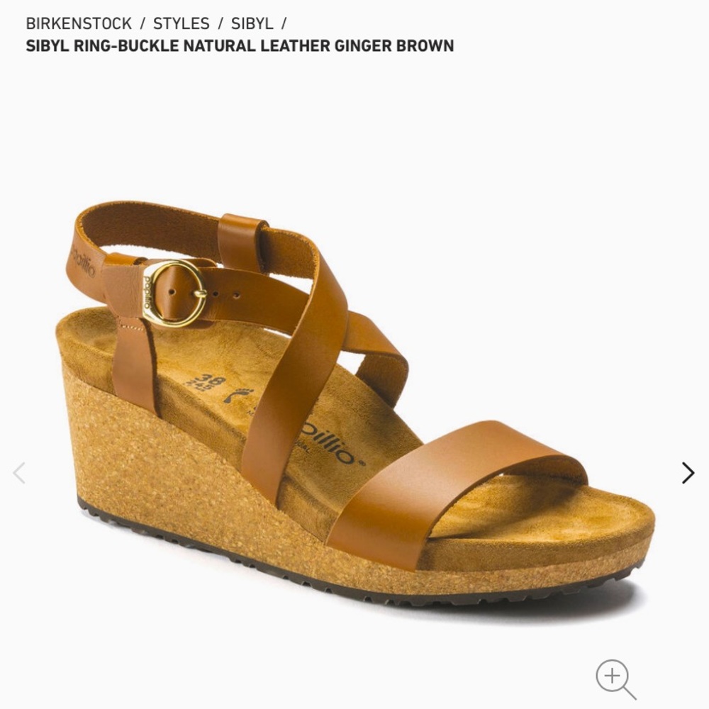 Papillio by Birkenstock Sibyl in Ginger Brown Size 40 or 9.5